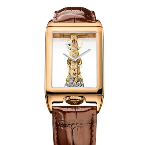 Review Replica Corum Golden Bridge Rectangle Rose Gold Watch B113/04145 - 113.050.55/0F02 0000R